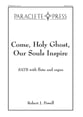 Come, Holy Ghost, Our Souls Inspire SATB choral sheet music cover